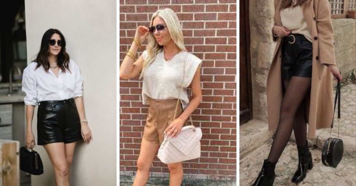 What To Wear With Leather Shorts