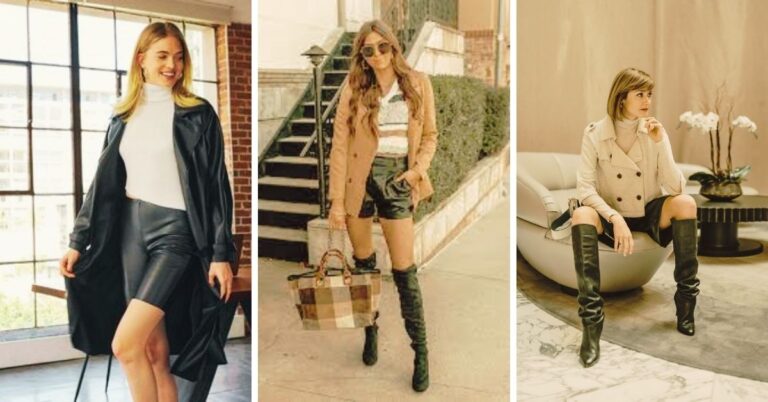 How to Style Leather Shorts