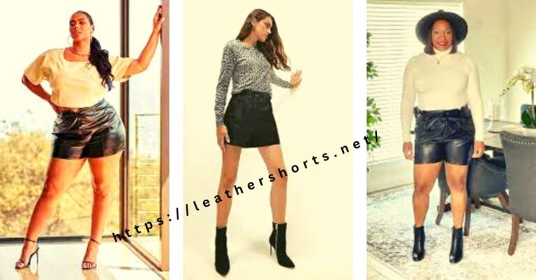 Vegan Leather Shorts