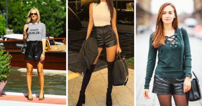 Genuine Leather Shorts