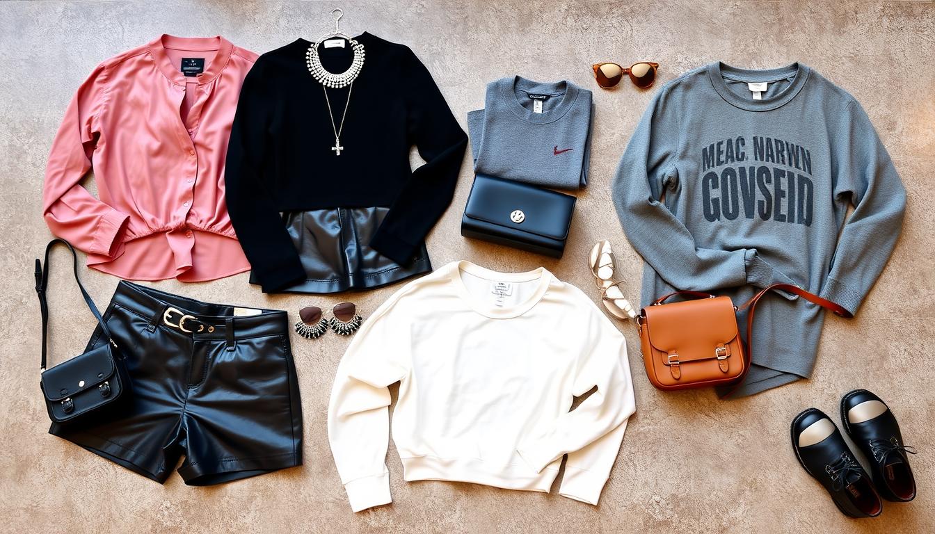 tops to wear with leather shorts